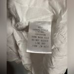 FORE Floral Ruffle White Orange Smocked Long Sleeve Dress Medium Photo 7