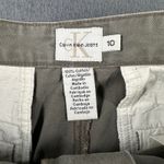 Calvin Klein Jeans Chino Shorts Womens 10 Gray Regiment Twill Shorts *Spots NWT Photo 6