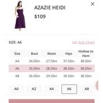 Azazie  HEIDI Bridesmaid Dress - Grape Photo 4