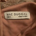 Mac Duggal 9134 Womens Embellished High Neck Butterfly Sleeve Midi Dress Photo 14