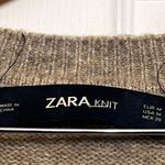 ZARA knit Sweater with Contrasting Lace Photo 8