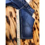 Silver Jeans  Women W29 Blue Cropped‎ Capri Mckenzie Crop Thick Stitch Western Photo 5
