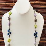 Coldwater Creek  Colorful Long Necklace Photo 1