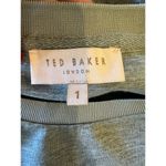 Ted Baker  Sweatshirt Women Small Gray Pink Heysin Stripe‎ Shimmer Top Athleisure Photo 8