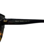 Womens Cat Eye Sunglasses Black Tortoise Round Frame Fashion Eyewear Photo 5