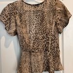 Lulus  Hot Take Light Beige Leopard Print Sheer Wrap Top Photo 2