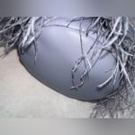 Anthropologie Ostrich Betty Feathered Ring Handle Shoulder/Crossbody Clutch Bag Photo 9