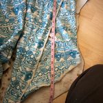 Johnny Was  BIYA Teal Embroidered Drape Cardigan Size Medium Photo 7