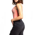 Affliction MARGO WINGS BODYSUIT Orange Pink Women’s Bodysuit Size Medium Photo 3