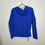 Lole  Blue Windbreaker Lightweight Rain Jacket with Hood Adjustable Zip Pockets Photo 8