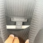 White House | Black Market Womens Silk Wool Turtleneck Sweater Dress Size XL Black Photo 3