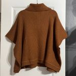 Ann Taylor  Ribbed Zip Poncho Sweater Size XS/S
Wool Blend Photo 5