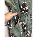 Boden Women's Jodie WH932 Size 8 Green Shift Dress Floral Print Keyhole Back EUC Photo 5