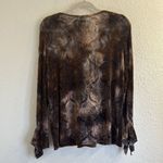 Susan Lawrence Y2k velvet burnout ruffle long sleeve whimsigoth Photo 4