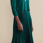 Soft Surroundings  Cassandra Dress Emerald Green Large Holiday Christmas 2GA23 Photo 0