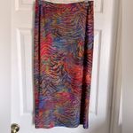 Revolve h:ours Santana Midi Skirt in Multi Facade Zebra medium Photo 1