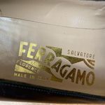 Salvatore Ferragamo  Black Leather Flat Shoes Photo 7