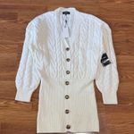 Retrofête   ivory cable knit DRESS TALA retro party size M Photo 8