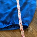 Joie  Silk Blouse Shirt Vneck Tunic Royal Blue XS X-Small Top Shirt Photo 7