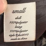 Quinn Large Collared Aztec Design Single Button Coat Black Photo 4