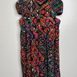 Material Girl Colorful Mini Dress Side Cut Outs Juniors Size Small Geometric Photo 2