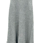 Athleta  Size XS Tank Gray Linen Knit Sheath Tunic Sleeveless Athleisure Yoga‎ Photo 0