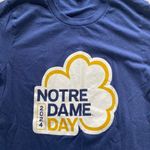 Notre dame shamrock shirt Blue Photo 1