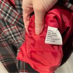 Talbots Cute red gray plaid wool blend chunky button blazer lined pockets Photo 6