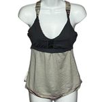 prAna Layna Bra Tank UPF 50+ Crisscross Stretch Activewear Performance Top Small Photo 2