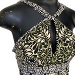 Ellen Tracy NEW Tropical Floral Keyhole One-Piece Bathing Suit Size 8 Photo 1
