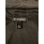 Roz & Ali  Womens Black Open Front Waterfall Cardigan Jacket XL Layering Drape Photo 4