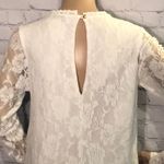 Dee Elly White Lace Overlay Long Sleeve Dr… Photo 6