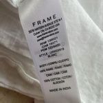 frame denim FRAME Lauren Ruffle Dress in White Photo 13