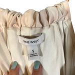 Nine West White Multi-Color Ruched Neck Sleeveless Dress Woman Sz S Photo 8