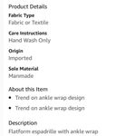 Circus by Sam Edelman Circus NY Women's Ariel Espadrille Wedge Sandal size 8 Photo 6