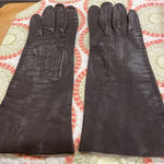 Vintage Womens Leather‎ Dark Brown Made In Argentina 6 3/4 Preppy Going Out Photo 0