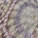 Lafayette 148 New York Metallic Abstract Print Shimmering Silk Blend Flare Skirt Blue Size 6 Photo 5