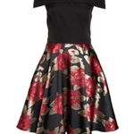 Chi Chi London Curve Rosalin Metallic Floral Off-the-Shoulder Dress 14 NWT Photo 5