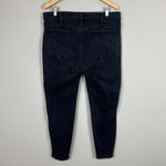 Silver Jeans Womens 16 Charcoal Black High Note Skinny Stretch Denim Ankle 36x26 Photo 7