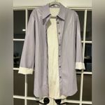 Apparis frida vegan leather mini shirt dress in lilac Purple Size XS Photo 5