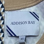 Addison Bay  Botanist Peplum Top Navy Tan XS Photo 8