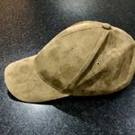Olive/Khaki Sueded Baseball Cap Photo 3