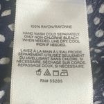 EXPRESS High Low Maxi Dress Womens M Navy Blue Polka Dot Tie Front Cottagecore Photo 4