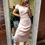 Brandy Melville  Robbie Wrap Pink Floral Midi Dress Photo 1