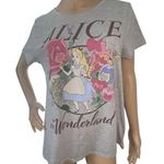 Disney Alice In Wonderland Grey Short Sleeve Graphic T-Shirt Photo 0