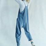 Hot Shot Onesie FP Movement by Free People Blue Jumpsuit Photo 1