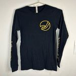 Juliana Bicycles Santa Cruz XS Long Sleeve Shirt Black Gold MTB Graphic Tee Photo 0