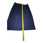 New York & Company Blue and Black Ribbon Straight Stretch Pencil Skirt 4 New Photo 5