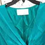 Rebecca Minkoff Women's Dress Mini Green Faux Wrap Size 6 100% Silk Photo 2