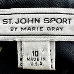 St. John Vintage  Sport by Marie Gray Straight Jeans High Waisted Black 10 34x32 Photo 1